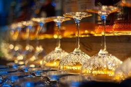 crystal wine glasses